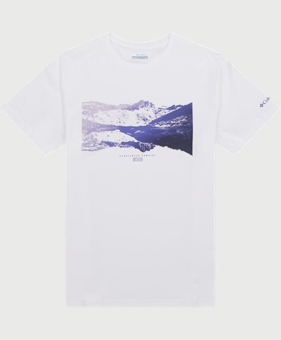 Columbia T-shirts PATH LAKE GRAPHIC T-SHIRT II Vit