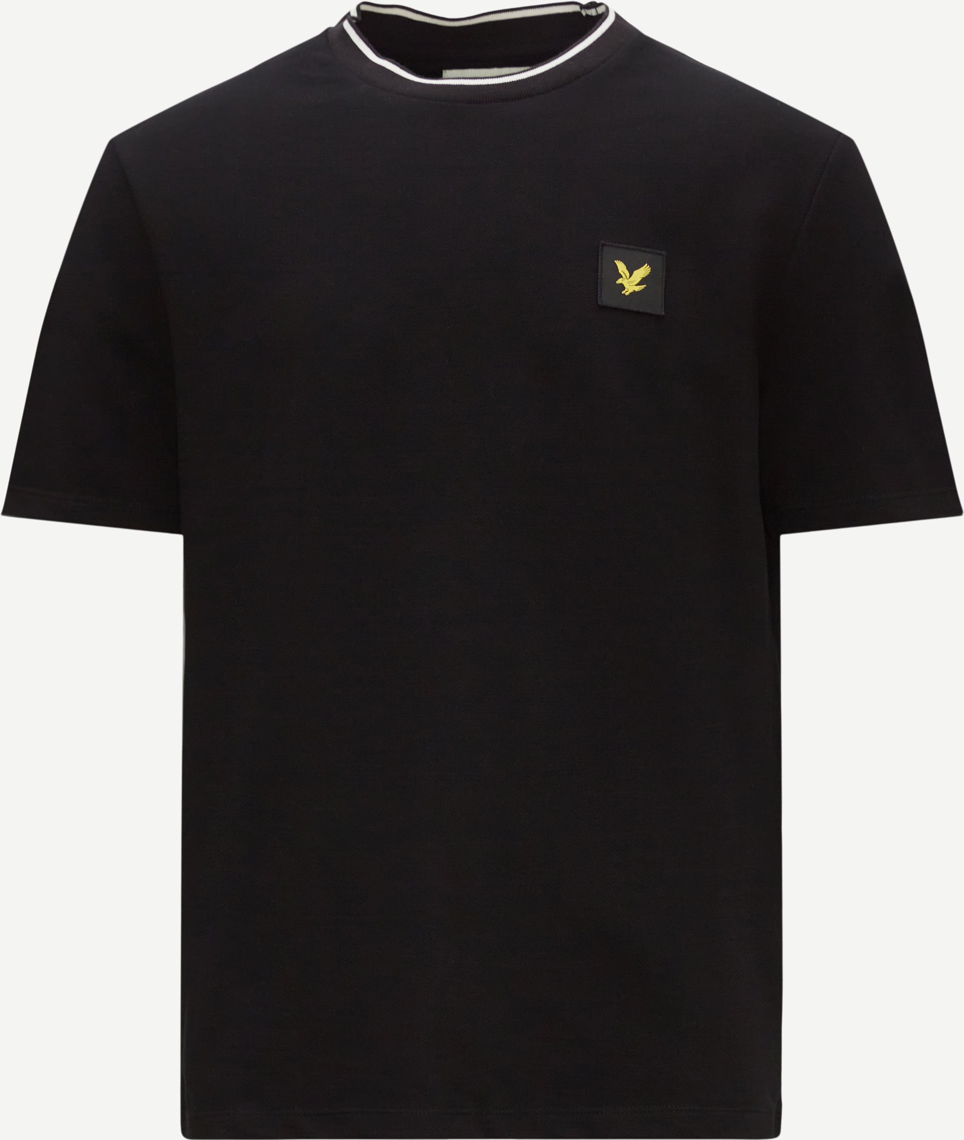 Lyle & Scott T-shirts TIPPED T-SHIRT TS1842V Black