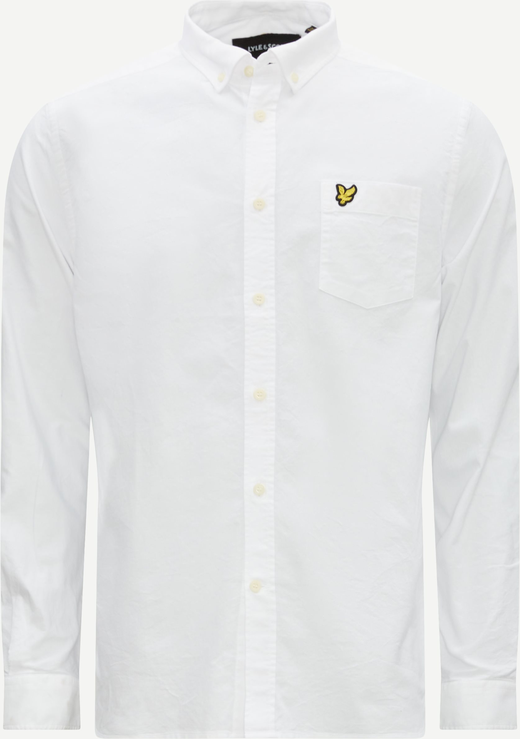 Lyle & Scott Shirts LIGHT WEIGHT OXFORD SHIRT LW1302VOG White