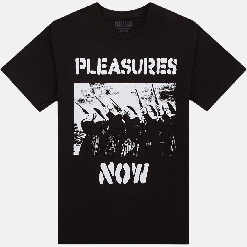 Pleasures T-shirts NUNS TEE BLACK