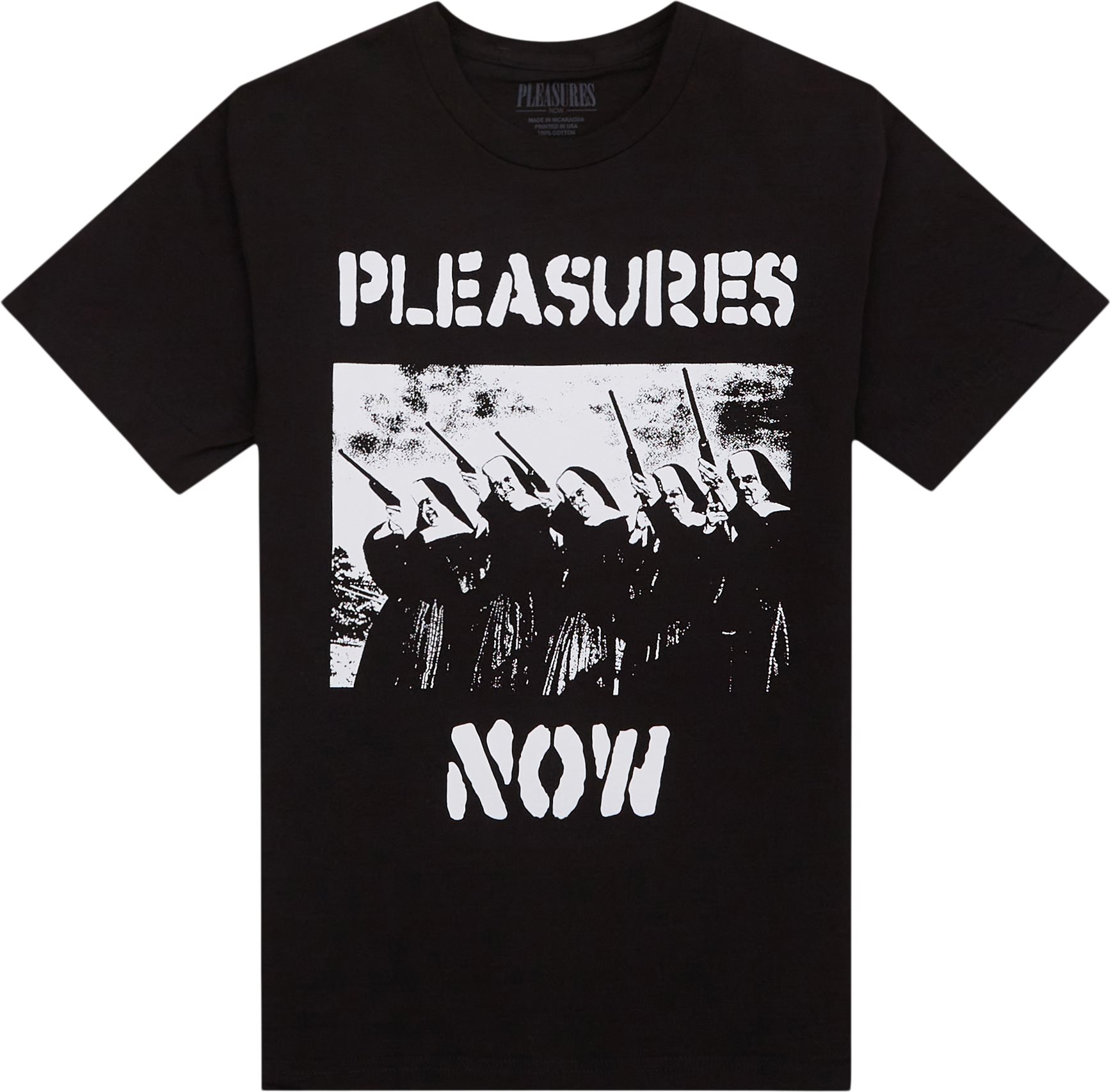 Pleasures T-shirts NUNS TEE Sort