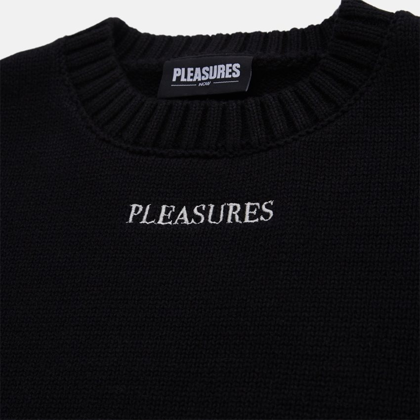 Pleasures Stickat GUTS SWEATER BLACK