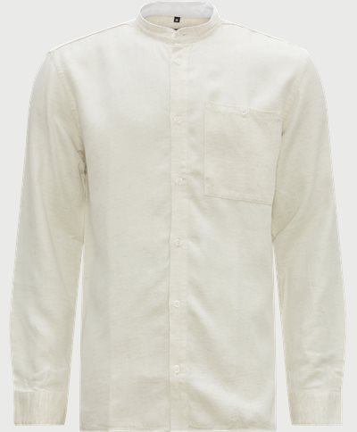 Bruuns Bazaar Skjorter LIN JOUR SHIRT BBM1531 Hvid