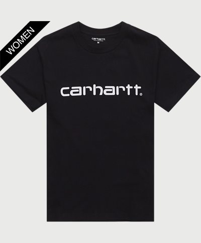Carhartt WIP Women T-shirts W SS SCRIPT T-SHIRT I029076 Sort