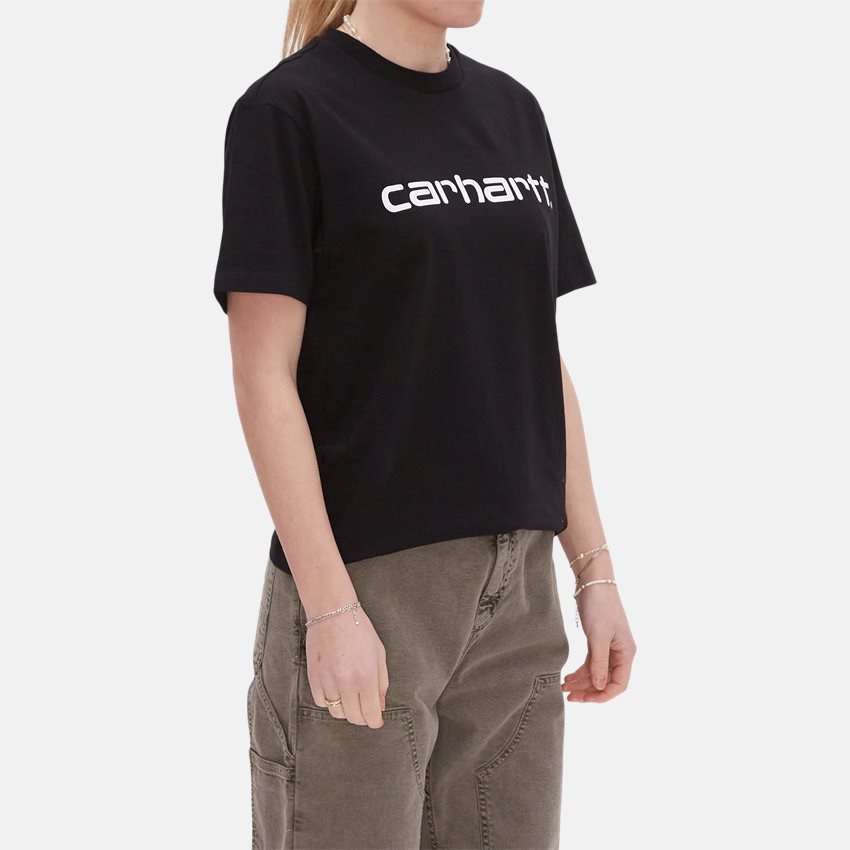Carhartt WIP Women T-shirts W SS SCRIPT T-SHIRT I029076 BLACK