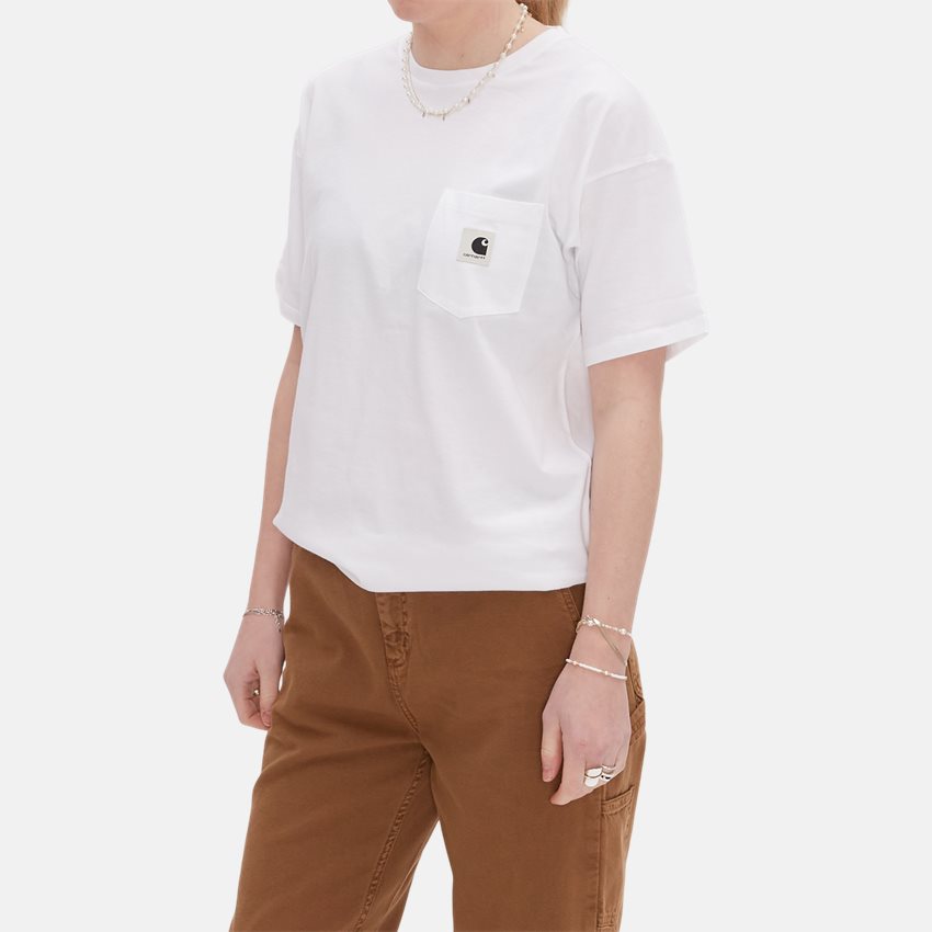 Carhartt WIP Women T-shirts W SS POCKET I029070 WHITE