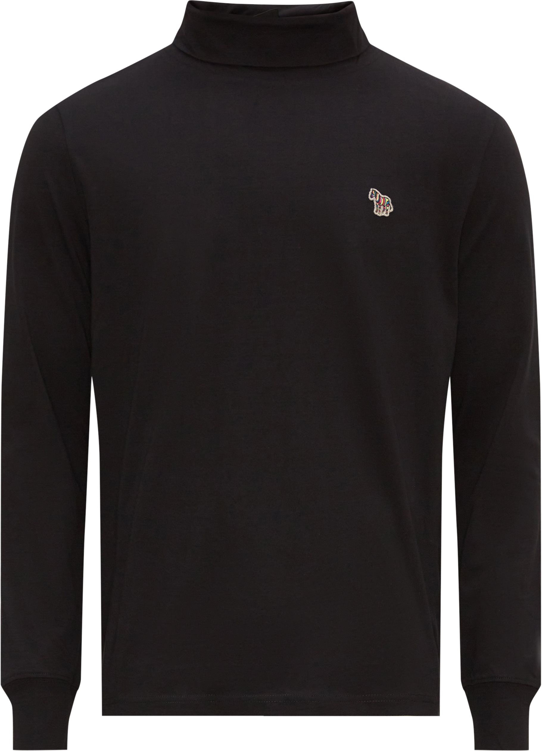 PS Paul Smith Long-sleeved t-shirts 319U KZEBRA Black
