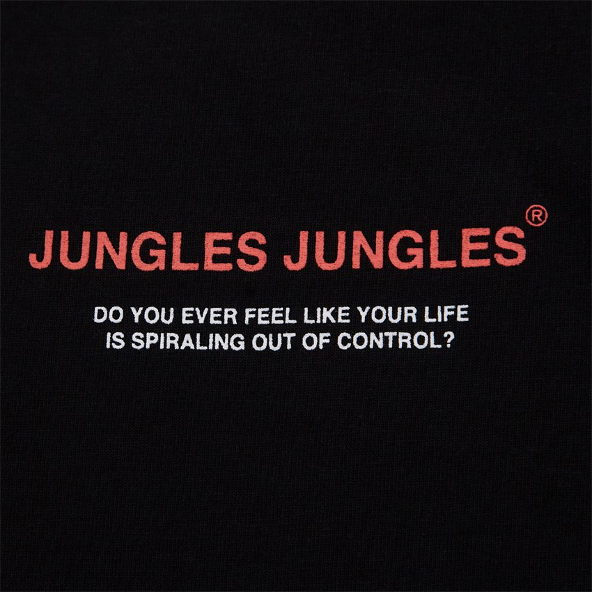 Jungles Jungles T-shirts SPIRALING SS BLACK
