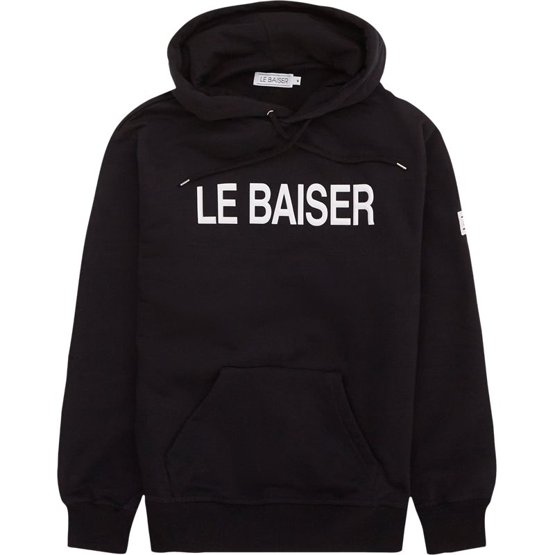 Le Baiser Columbis Hooded Sweatshirt Black