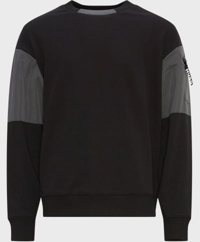 HUGO Sweatshirts 50493591 DASTAGNO Black