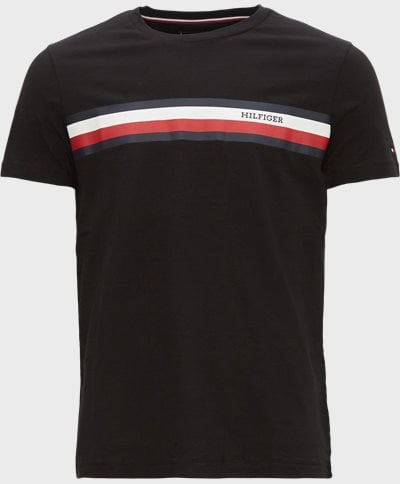 32602 MONOTYPE ROUNDLE TEE T-shirts SORT from Tommy Hilfiger 27 EUR