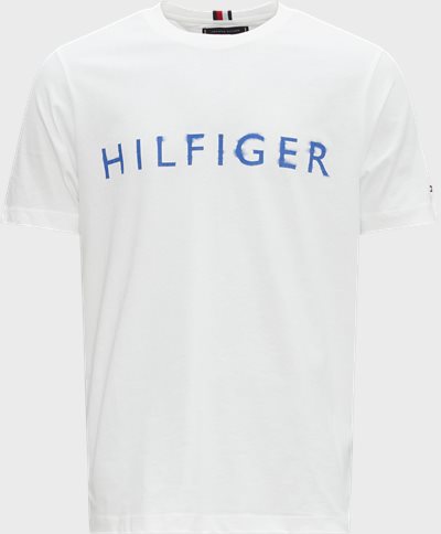 Tommy Hilfiger T-shirts 31518 HILFIGER INK TEE Vit