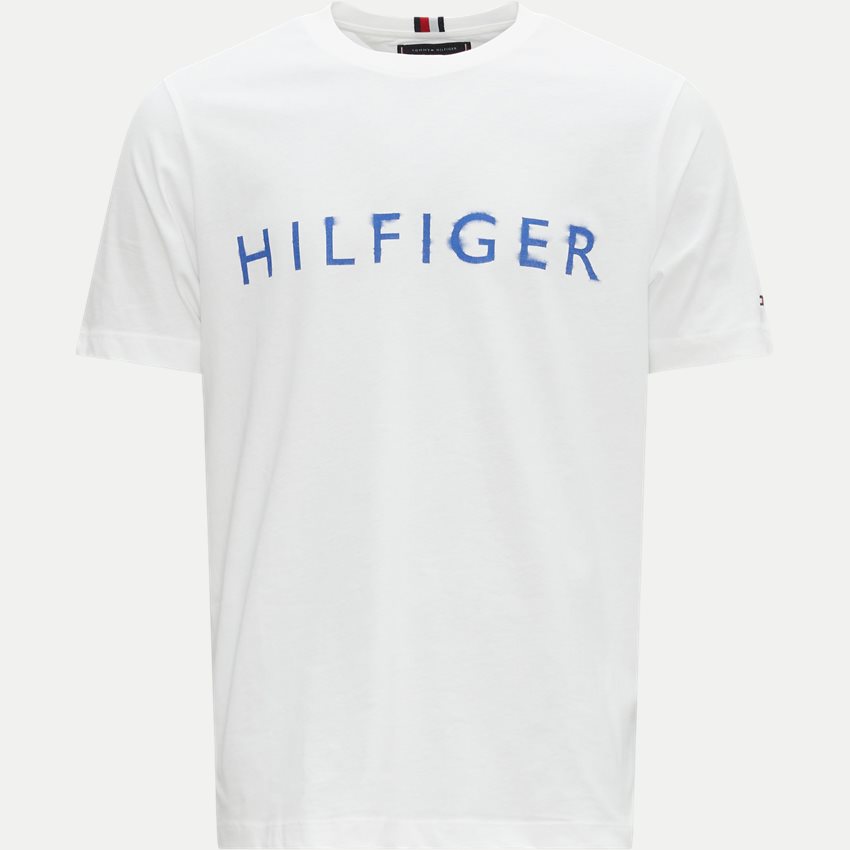 Tommy Hilfiger T-shirts 31518 HILFIGER INK TEE HVID