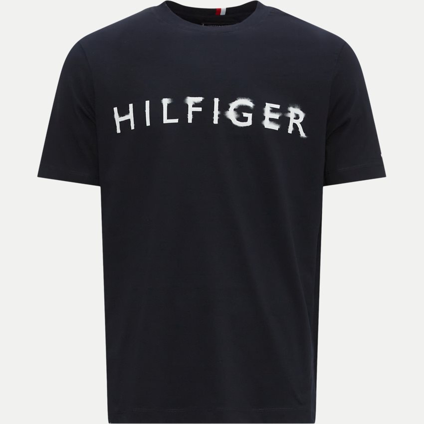 Tommy Hilfiger T-shirts 31518 HILFIGER INK TEE NAVY
