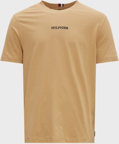 Tommy Hilfiger T-shirts 31538 MONOTYPE SMALL CHEST Sand