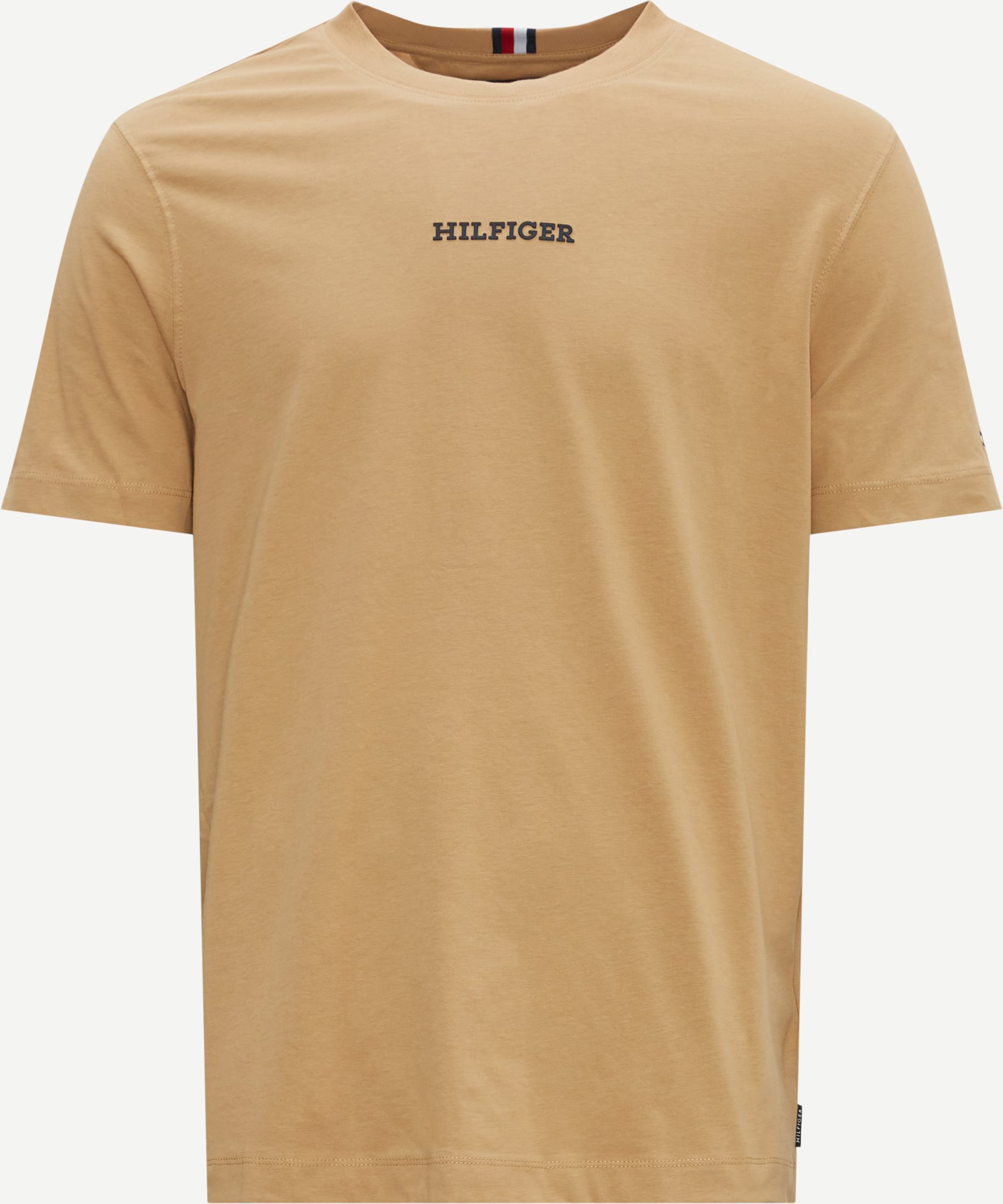 Tommy Hilfiger T-shirts 31538 MONOTYPE SMALL CHEST Sand