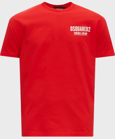 Dsquared2 T-shirts S71GD1116 S23009 Röd