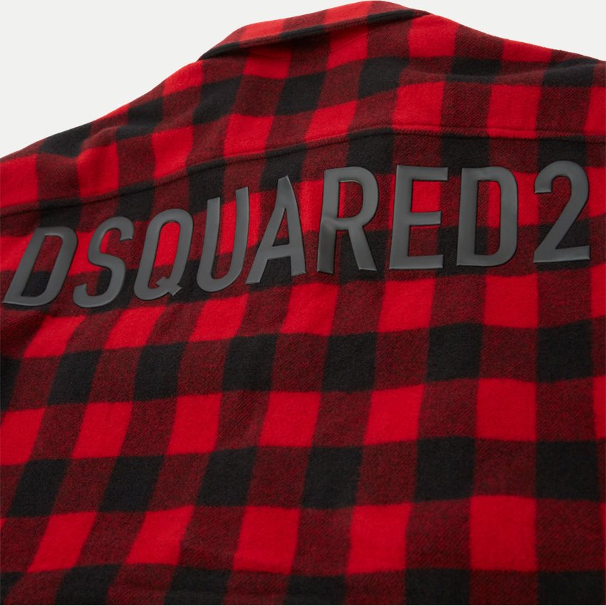 Dsquared2 Shirts S71DM0655 S78301 RØD