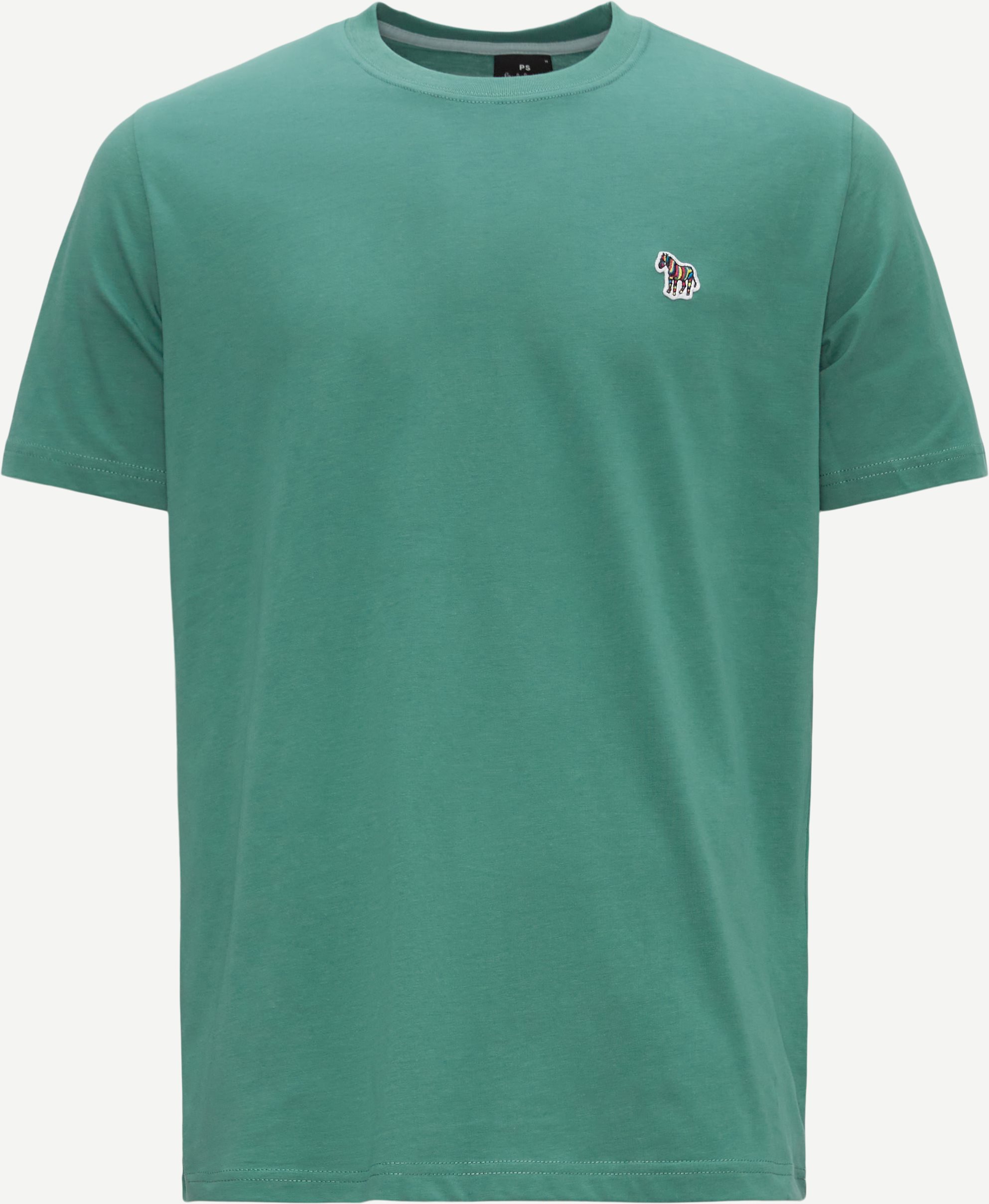 PS Paul Smith T-shirts 011RZ-L20064 REG FIT SS TSHIRT ZEBRA Green
