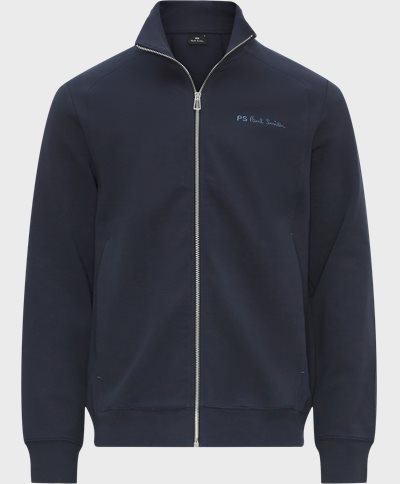 PS Paul Smith Sweatshirts 430Y-L21945 MENS ZIP TRACK TOP Blue