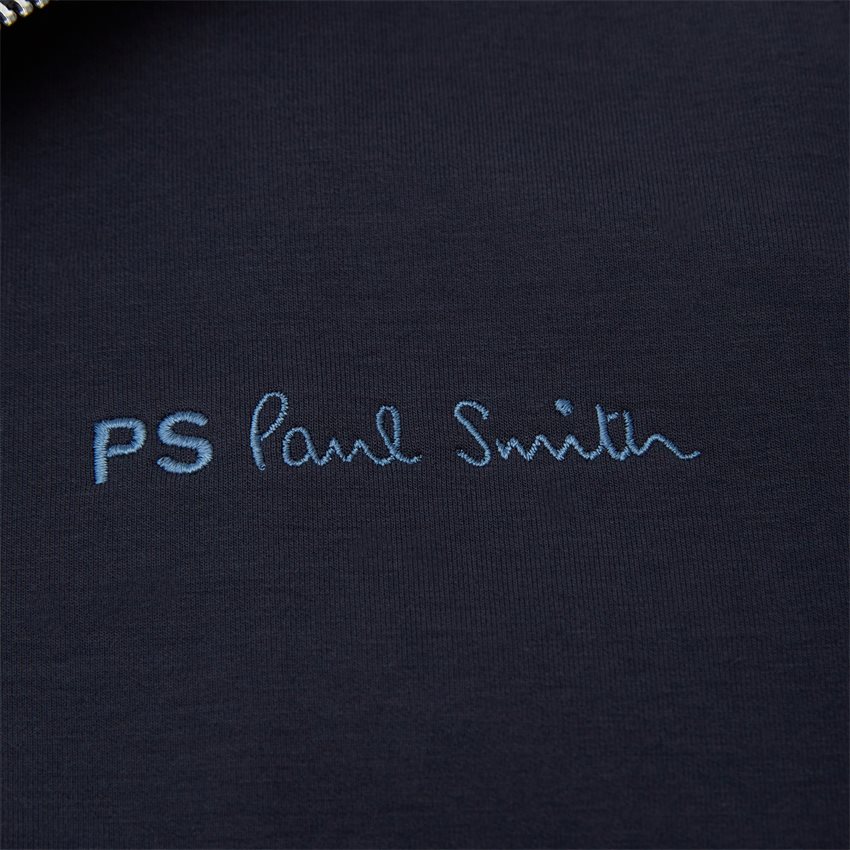 PS Paul Smith Sweatshirts 430Y-L21945 MENS ZIP TRACK TOP NAVY