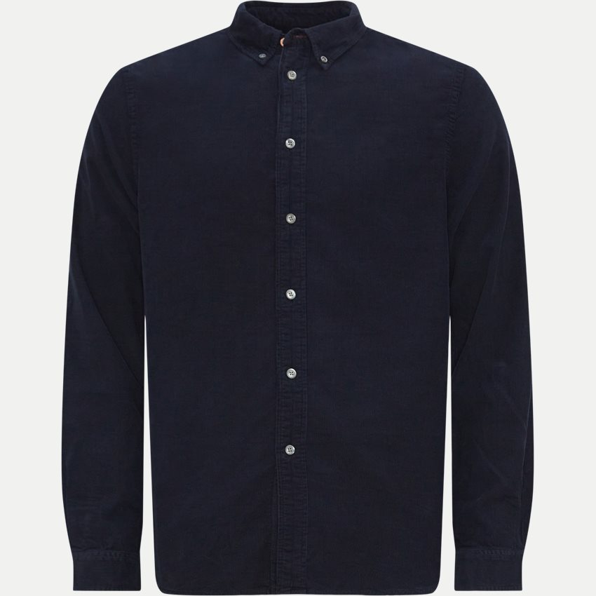 PS Paul Smith Shirts 599R-L21879 MENS LS TAILORED FIT SHIRT BD NAVY