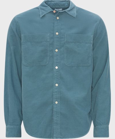 PS Paul Smith Shirts 450Y-L21879 MENS LS CASUAL FIT SHIRT Blue