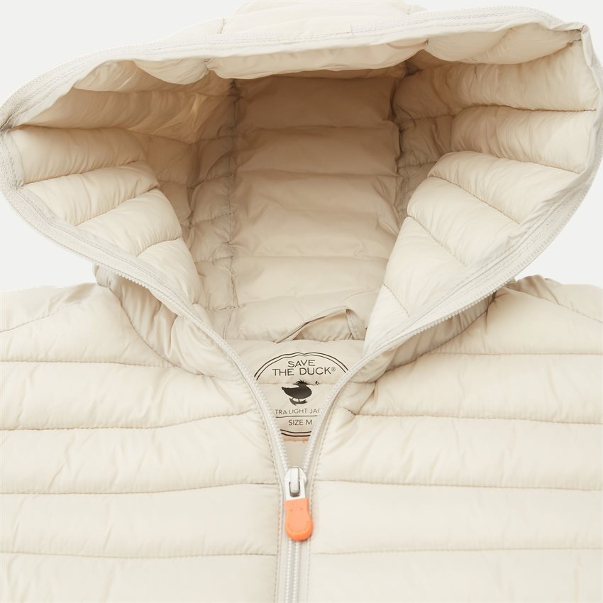 Save The Duck Jackets DUFFY HOODED JACKET BEIGE