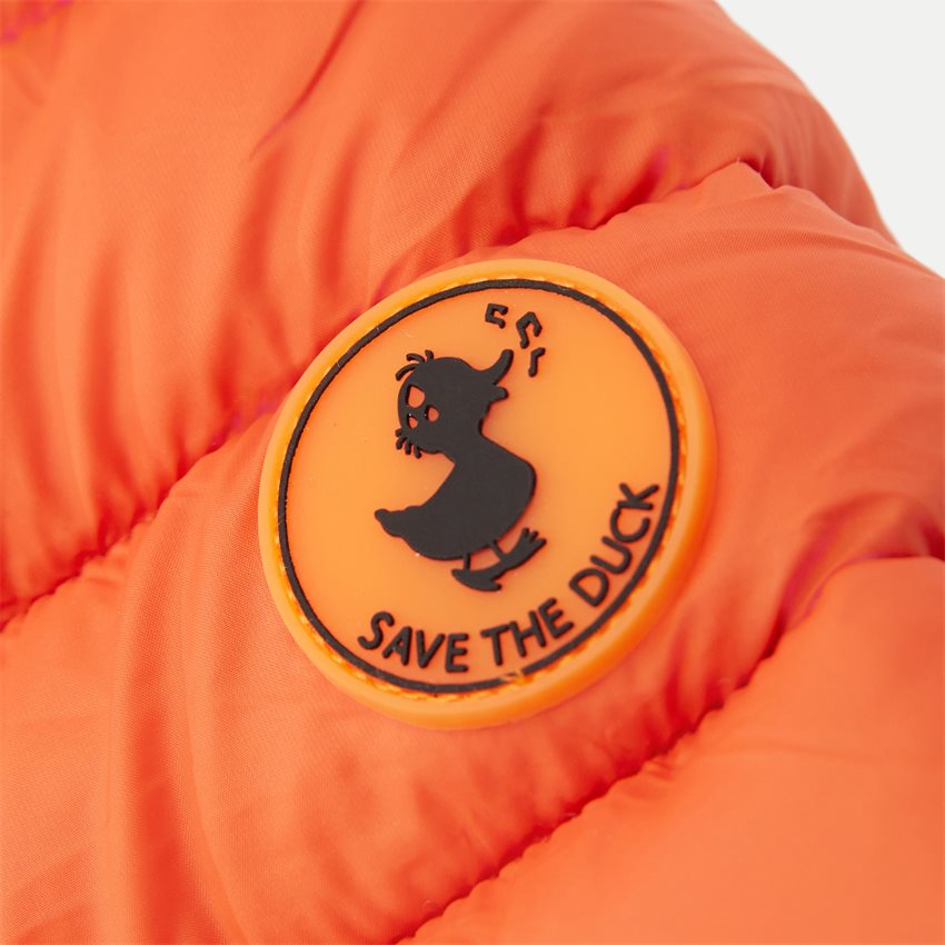 Save The Duck Jackets DUFFY HOODED JACKET ORANGE