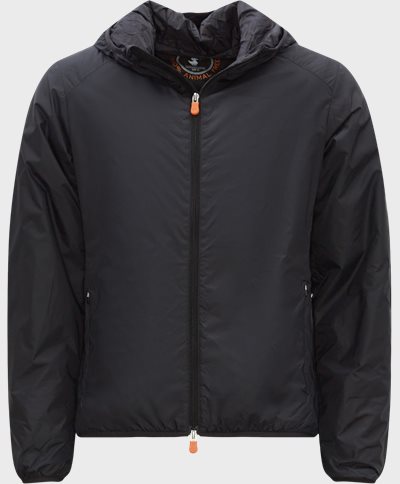 Save The Duck Jackets MAYSON HOODED JACKET Black