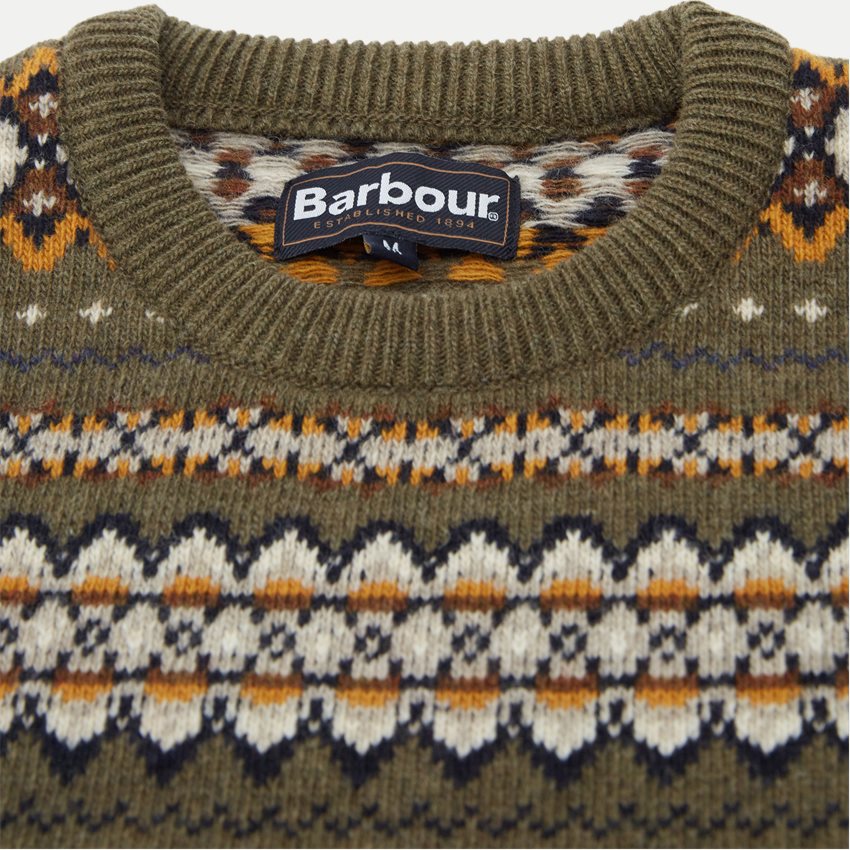 Barbour Knitwear CASE FAIR ISLE OLIVEN