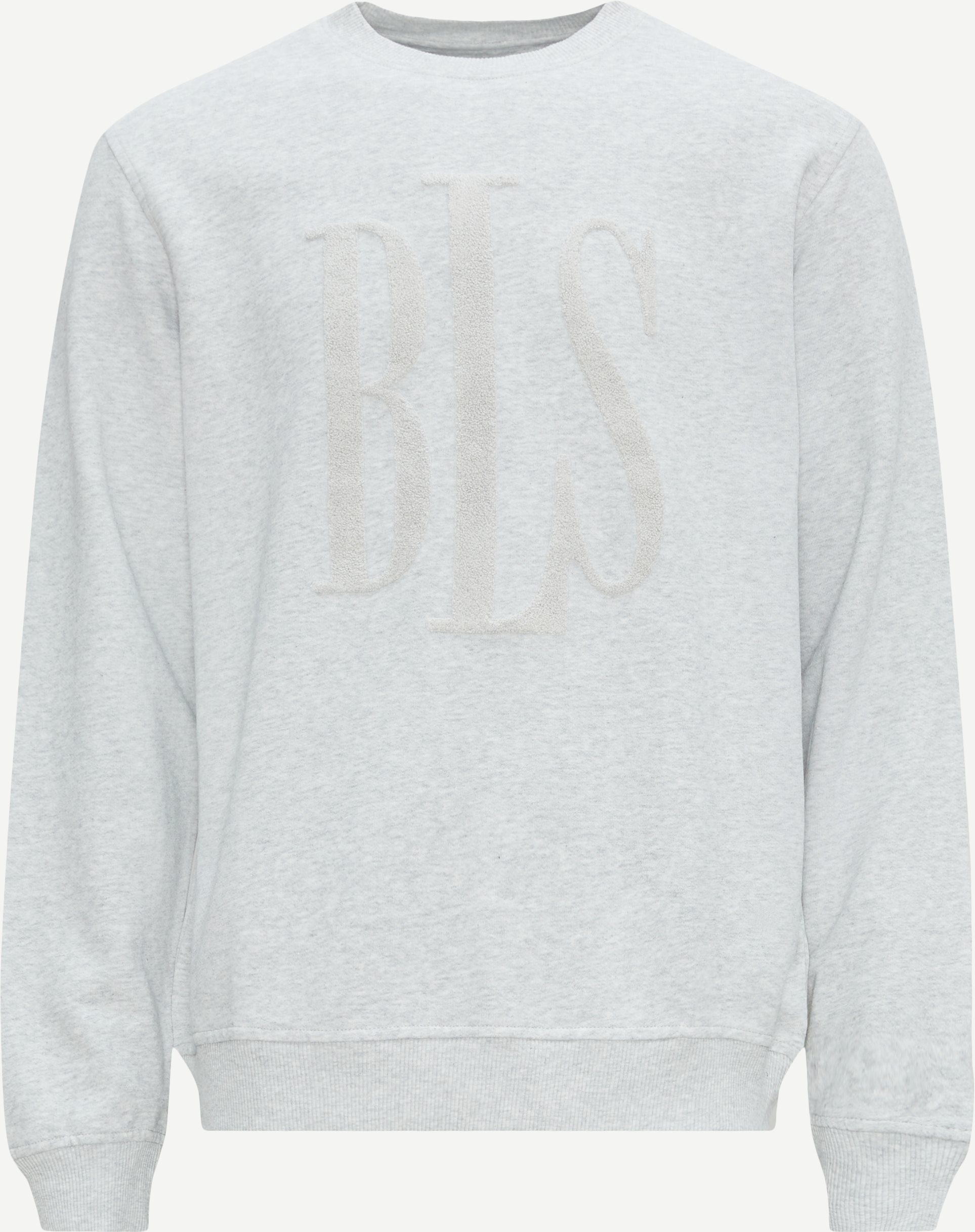 BLS Sweatshirts CLASSIC TONAL LOGO CREWNECK 202308047 Grey