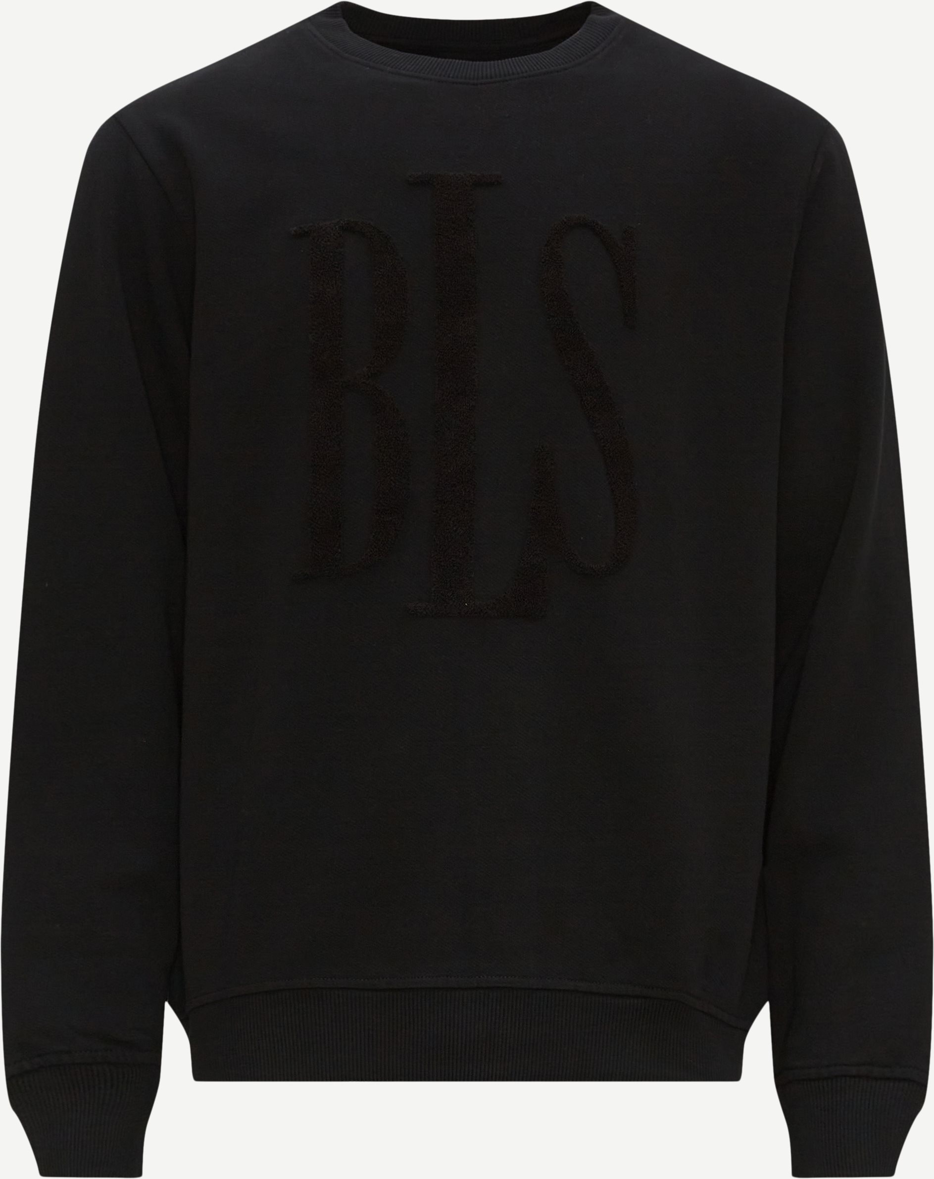 BLS Sweatshirts CLASSIC TONAL LOGO CREWNECK 202308047 Black