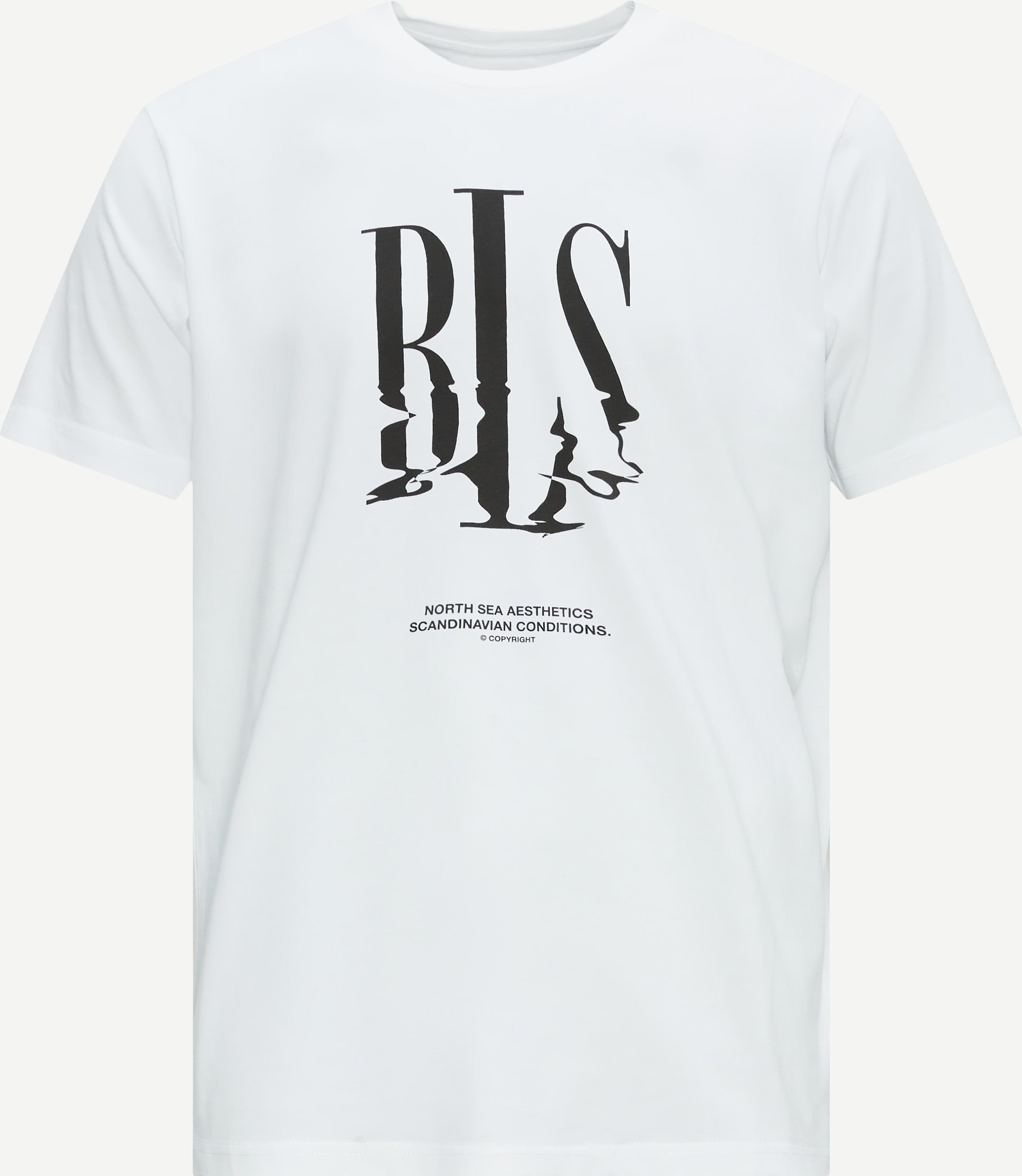 BLS T-shirts NORTH SEA T-SHIRT 202308059 Hvid