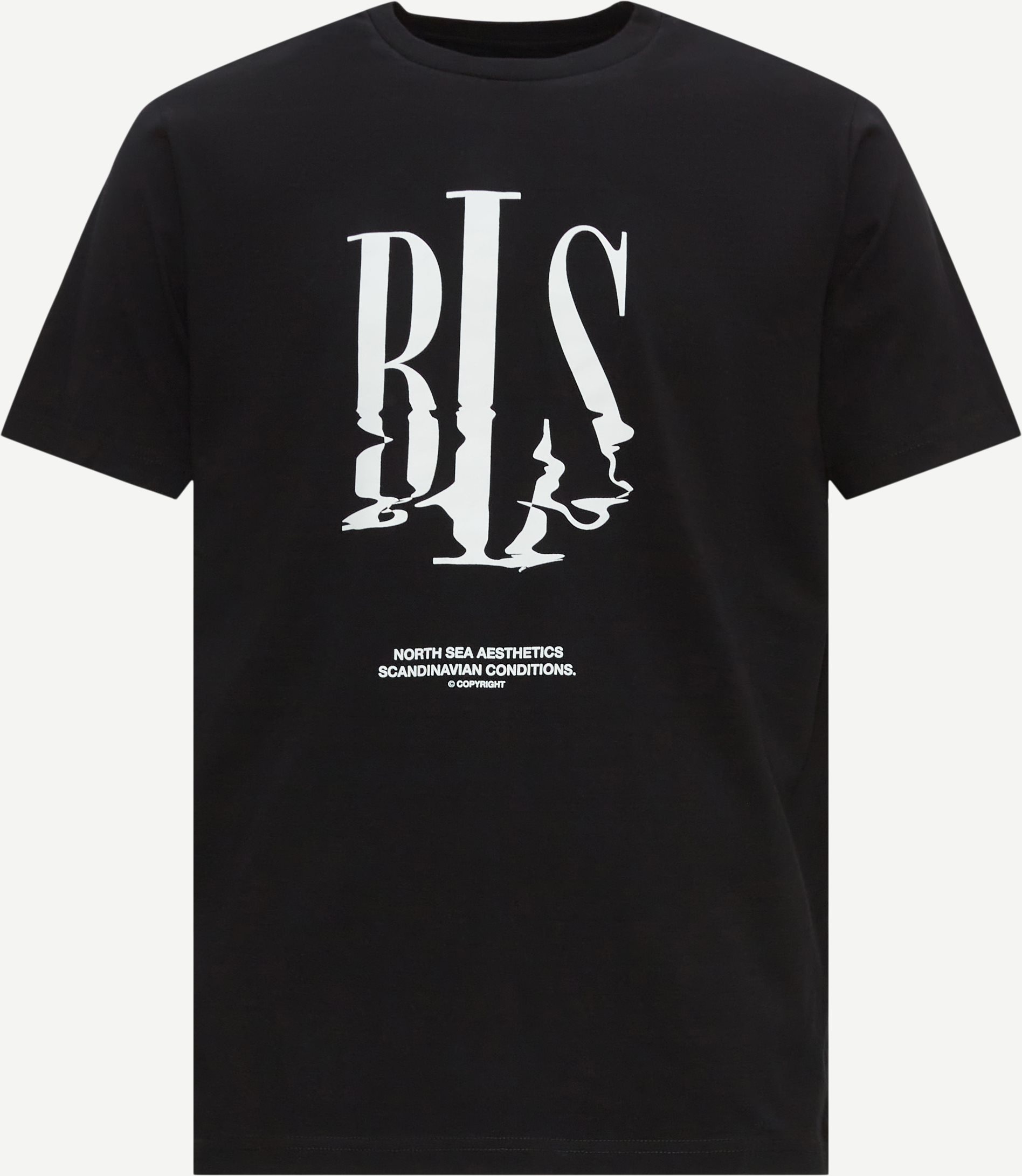 BLS T-shirts NORTH SEA T-SHIRT 202308059 Sort