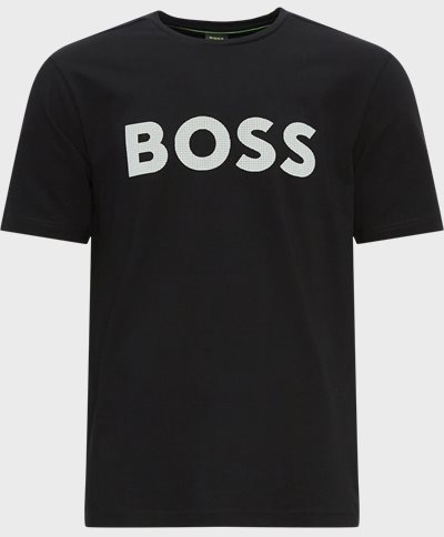 BOSS Athleisure T-shirts 50501195 TEE 8 Svart