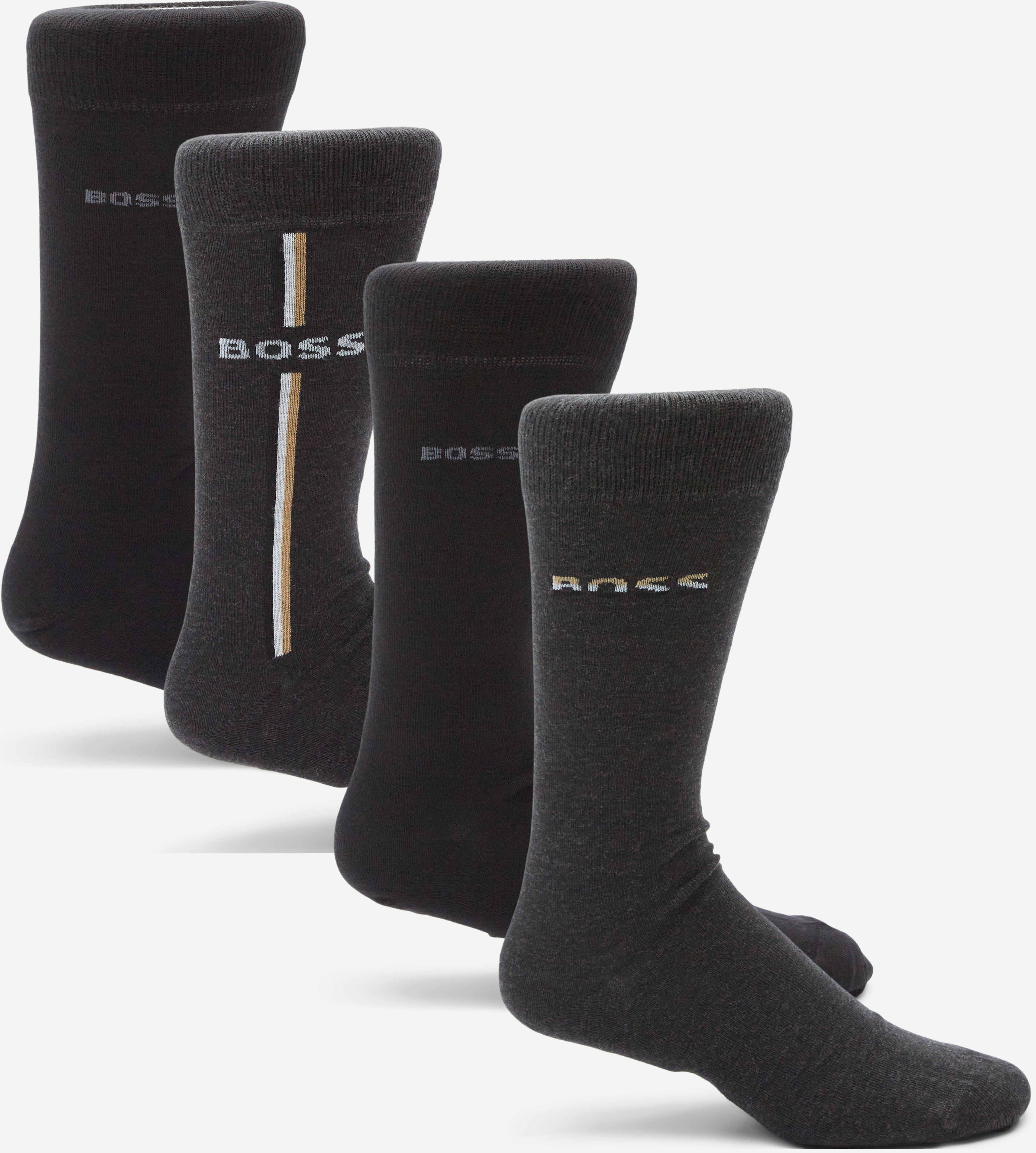 BOSS Socks 50501998 4P RS GIFT ICONIC CC Black