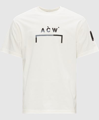 A-COLD-WALL* T-shirts ACWMTS157 STRATA BRACKET Hvid