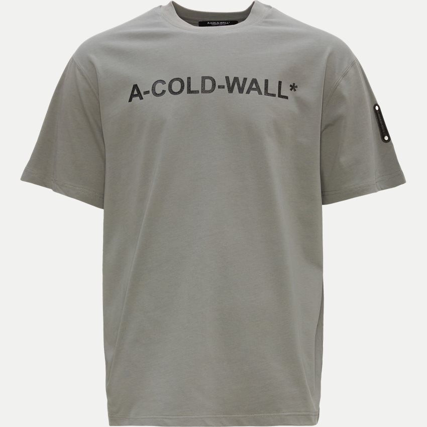 A-COLD-WALL* T-shirts ACWMTS175 LARGE LOGO T GRØN