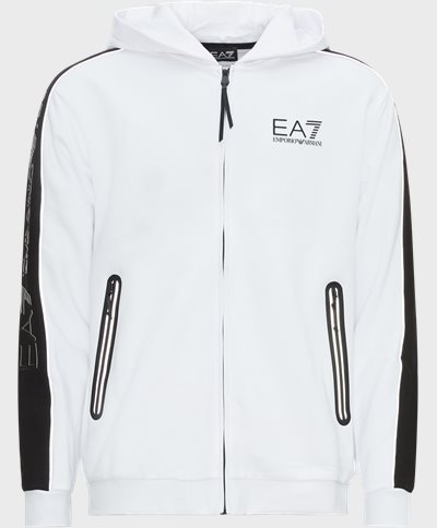 EA7 Sweatshirts PJ07Z 6RPM31 White