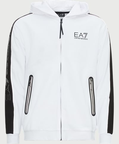 EA7 Sweatshirts PJ07Z 6RPM31 White