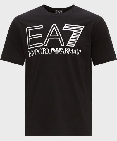 EA7 T-shirts PJFFZ 6RPT03 Svart
