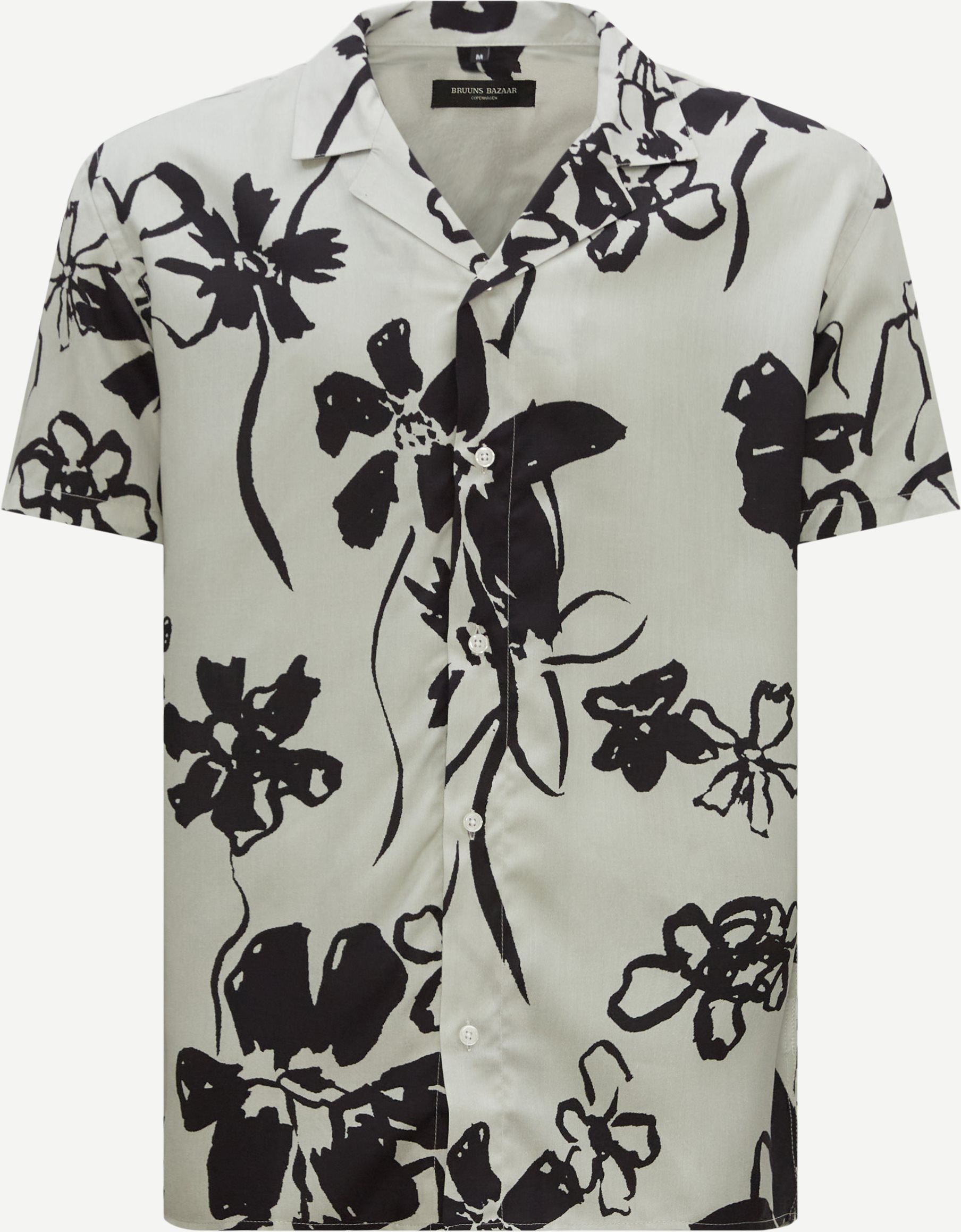 Bruuns Bazaar Kortærmede skjorter SKY HOMER SHIRT FLOWER BBM1500N Grøn