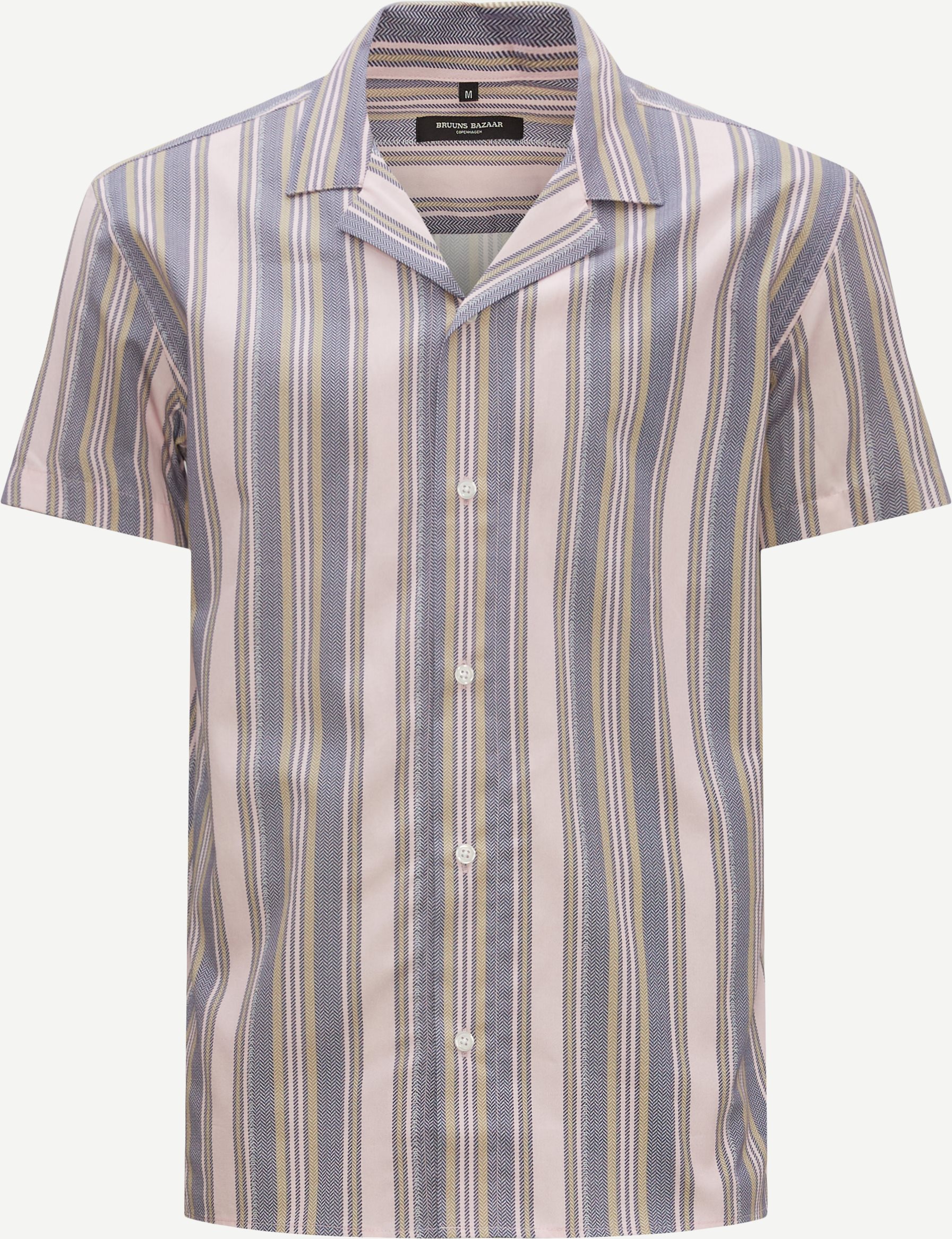 Bruuns Bazaar Kortärmade skjortor SKY HOMER SHIRT FLAMINGO BBM1500N Rosa