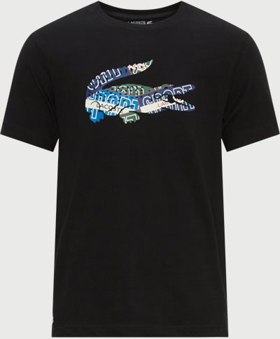 Lacoste T-shirts TH1801 Svart