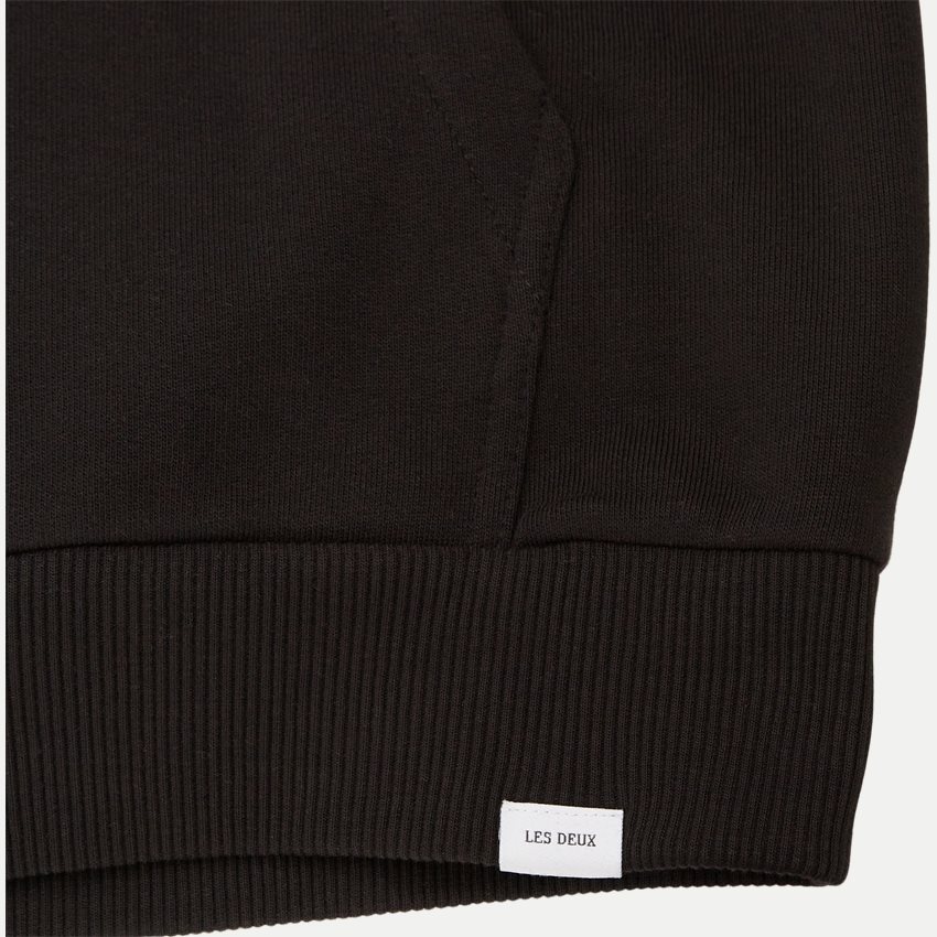 Les Deux Sweatshirts BLAKE ZIPPER HOODIE LDM202014 BLACK