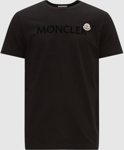 Moncler T-shirts 8C00047 8390T Sort