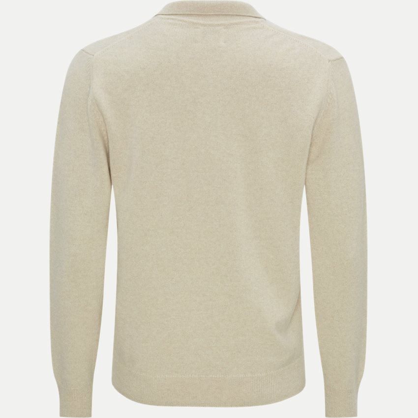 Norse Projects Knitwear N45-0536 LAMBSWOOL POLO SAND
