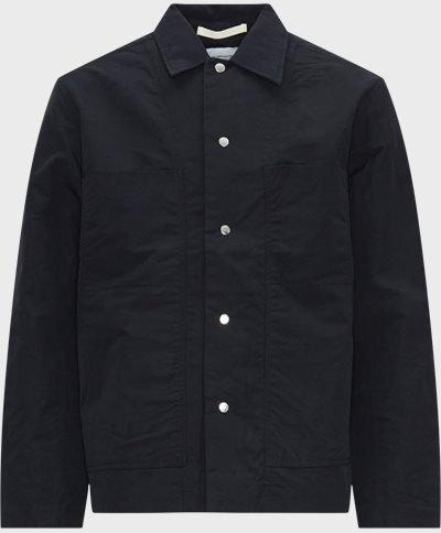 Norse Projects Jackor N50-0257 PELLE WAXED NYLON INSULATED Blå