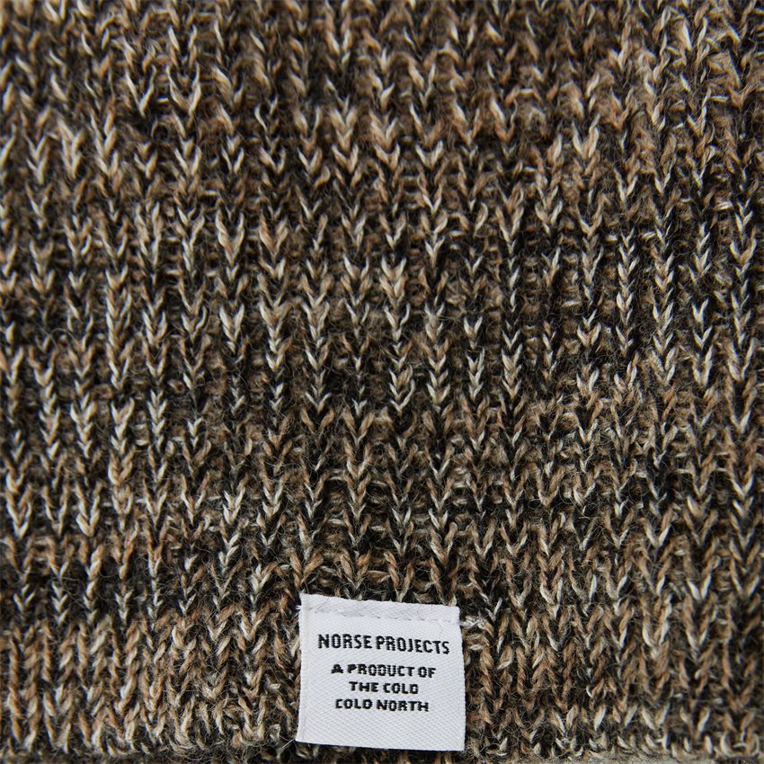 Norse Projects Knitwear N45-0550 HAGEN WOOL COTTON RIB CAMEL